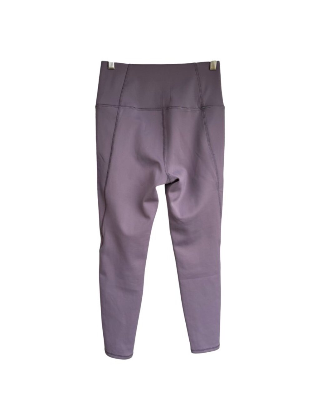 Spyder Ladies Active Fleece Leggings Medium Purple High Waist SP6035 Zip Pockets - Picture 2 of 16